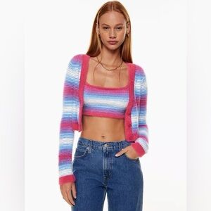 Sunday Best Reese Knit tank and cardigan Twin Set